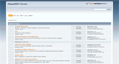 Desktop Screenshot of forum.hippoedit.com